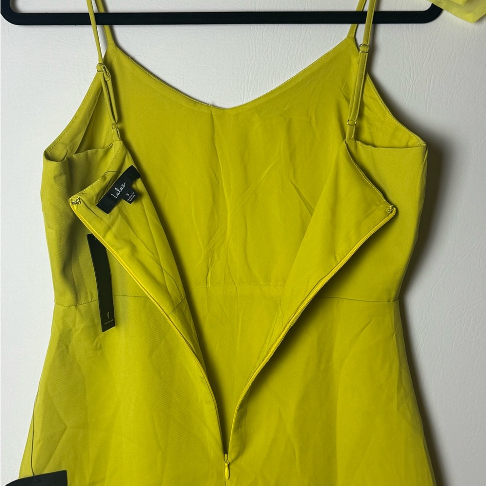Lulu's Lemon Lime Sundress with Bows - Picture 3 of 10